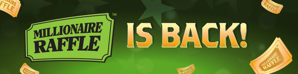 Millionaire Raffle Website Banner